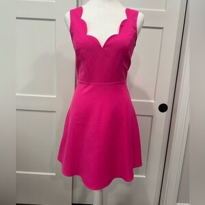 TOBI sleeveless pink short dress